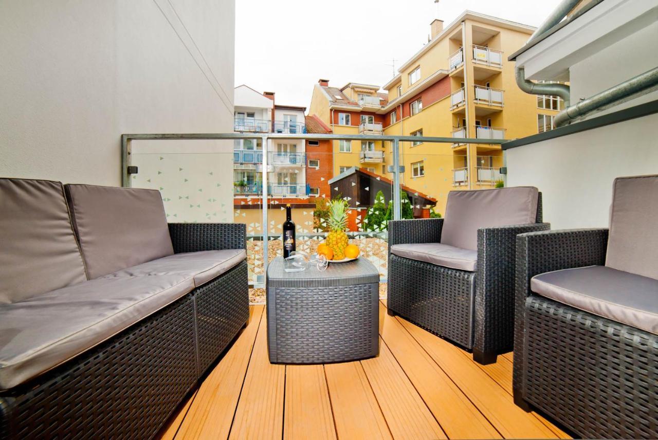 Porty B103 Nadmorskie Tarasy Pool Sauna Parking Kołobrzeg Eksteriør bilde